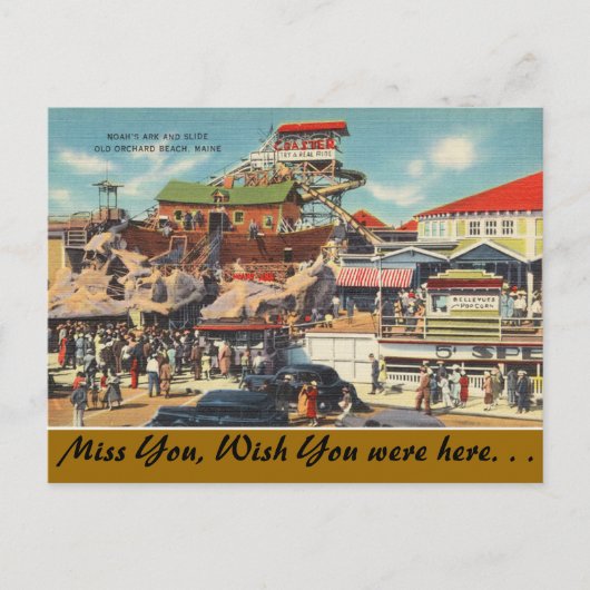 Carte Postale Maine, Noah's Ark, Old Orchard Beach (Devant)