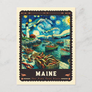 Carte Postale Maine Vincent Van Gogh inspiré