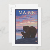 Carte Postale MaineBear et Cub (Devant / Derrière)