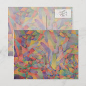 Carte postale mains (Devant / Derrière)