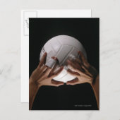 Carte Postale Mains de volley-ball (Devant / Derrière)
