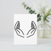 Carte Postale Mains découpées (Debout devant)