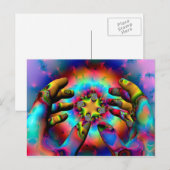 Carte Postale Mains d'un assistant (Devant / Derrière)