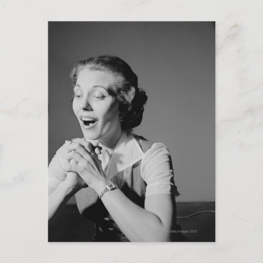 Carte Postale Mains étreintes (Devant)