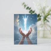 Carte Postale Mains Libérez l'âme, Vous avez de la sympathie (Debout devant)