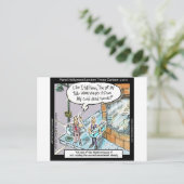 Carte Postale Mains propres à froid avec armes à feu Drôle cadea (Debout devant)