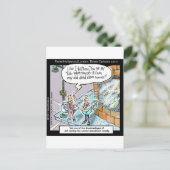 Carte Postale Mains propres à froid avec armes à feu Drôle cadea (Debout devant)