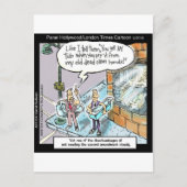 Carte Postale Mains propres à froid avec armes à feu Drôle cadea (Devant)