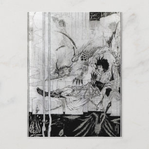 Carte Postale Maintenant, le roi Arthur vit la bête en quête