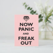 Carte Postale Maintenant Panique Et Freak Sortir (Debout devant)