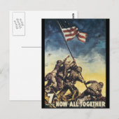 Carte Postale Maintenant, tous ensemble la Seconde Guerre mondia (Devant / Derrière)