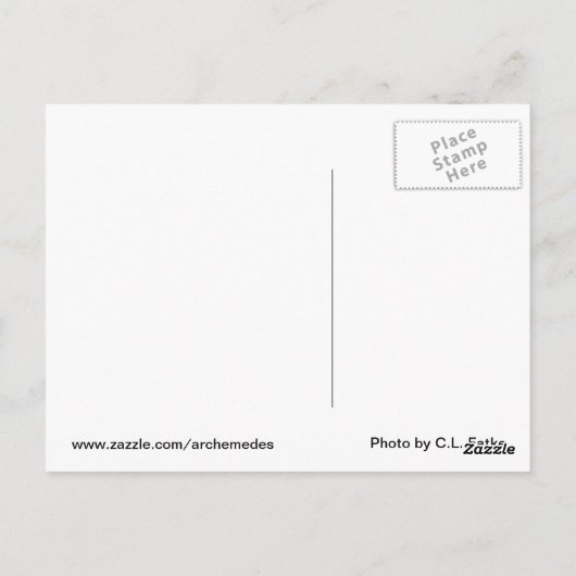 Carte Postale Maintenir (Dos)