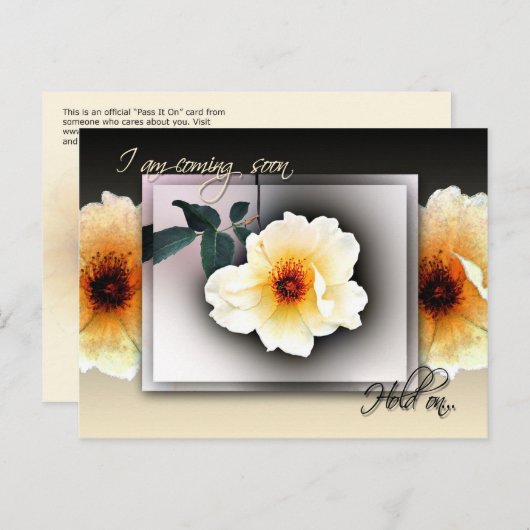 Carte Postale Maintenir (Devant / Derrière)