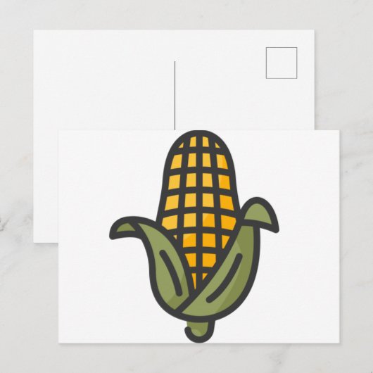 Carte Postale maïs (Devant / Derrière)