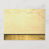 Carte Postale Mais l'Éternel a été mon fief (Dos)