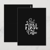 Carte Postale mais premier café (Devant / Derrière)