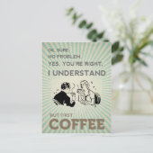CARTE POSTALE MAIS PREMIER CAFÉ (Debout devant)