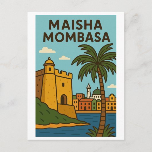 Carte postale - Maisha Mombasa (Devant)