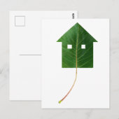 Carte Postale Maison à feuilles (Devant / Derrière)