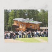 Carte Postale Maison à l'envers (Devant)