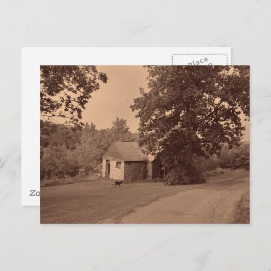 Carte Postale Maison Abandonnée (Devant / Derrière)