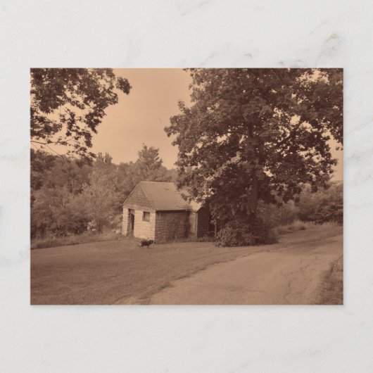 Carte Postale Maison Abandonnée (Devant)