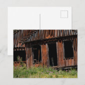 Carte Postale Maison abandonnée (Devant / Derrière)