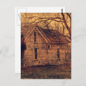 Carte Postale Maison abandonnée (Devant / Derrière)