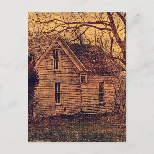 Carte Postale Maison abandonnée (Devant)