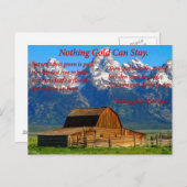 Carte Postale Maison ancienne (Devant / Derrière)