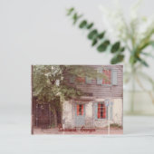 Carte Postale Maison ancienne, Savannah, Géorgie (Debout devant)