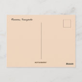 Carte Postale Maison Avec Fleurs Caracas Venezuela (Dos)