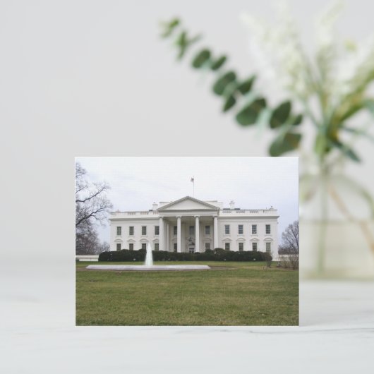 Carte Postale Maison Blanche (Debout devant)