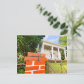 Carte Postale Maison Blanche Classique du Sud avec Colonnes (Debout devant)