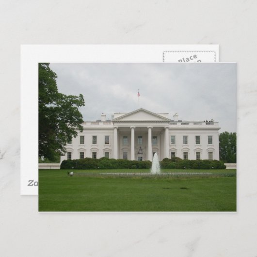 Carte Postale Maison blanche D.C. (Devant / Derrière)