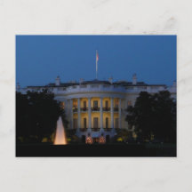 Maison Blanche de Noël la nuit à Washington DC