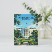 Carte Postale Maison Blanche District de Columbia (Debout devant)