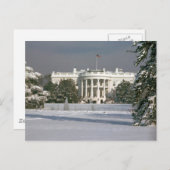 Carte postale / Maison Blanche hiver (Devant / Derrière)