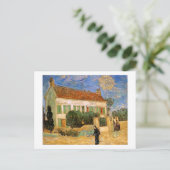 Carte Postale Maison Blanche la nuit, Van Gogh Fine Art (Debout devant)