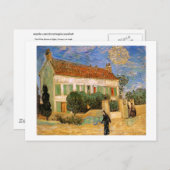 Carte Postale Maison Blanche la nuit, Van Gogh Fine Art (Devant / Derrière)