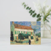 Carte Postale Maison blanche la nuit - Vincent van Gogh (Debout devant)