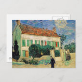 Carte Postale Maison blanche la nuit - Vincent van Gogh (Devant / Derrière)