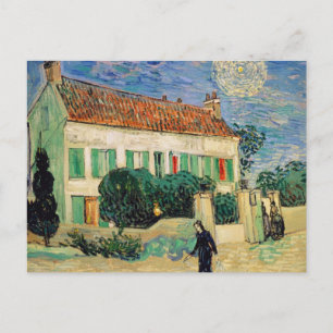 Carte Postale Maison blanche la nuit - Vincent van Gogh