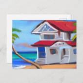 Carte Postale Maison Blanche | Maintenir le contact (Devant / Derrière)