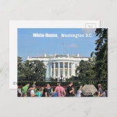 Carte Postale Maison Blanche, Washington D.C. (Devant / Derrière)
