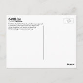 Carte Postale Maison Blanche Witte Huis Rotterdam Peinture aux B (Dos)