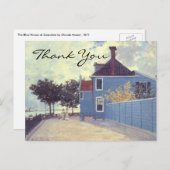 Carte Postale Maison bleue de Monet à Zaandam (Devant / Derrière)