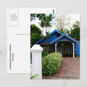 Carte Postale Maison Bleue Indonésie Kalimantan (Devant / Derrière)