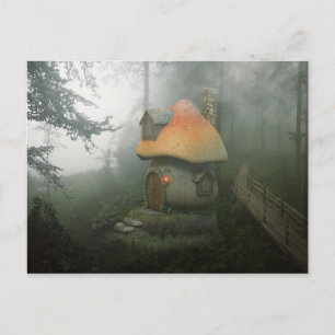Carte Postale Maison champignon
