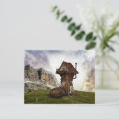 Carte Postale Maison chaussure (Debout devant)